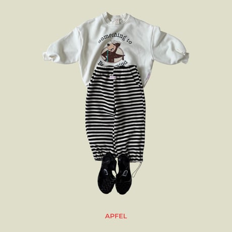 apfel/35. teddy man-to-man S-XL