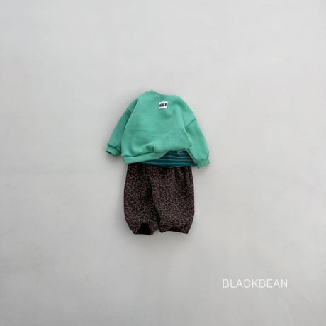 blackbean/32. penut man-to-man S-XL