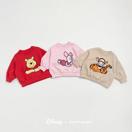oottbebe/34. friends tigger family man-to-man XS(1-2Y)-XL(6-7Y)