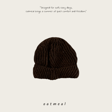 oatmeal/2. linen beanie FREE