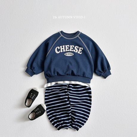 vividi/128. cheese stitch man-to-man JS-JM