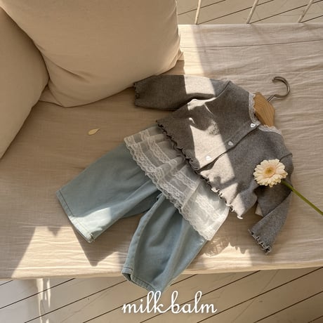 milkbalm/11. ailet sleeveless cardigan XS-XL