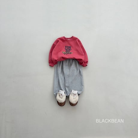 blackbean/45. love man-to-man S-XL