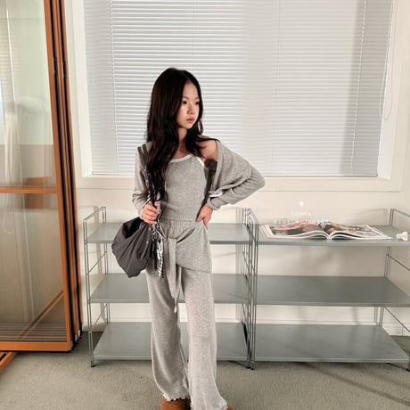 comma/47. lace sleeveless lace cardigan 140-150