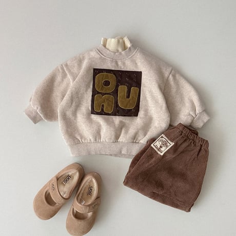 onu/22. onu patch man-to-man BABY(12M)-XL(6-7Y)