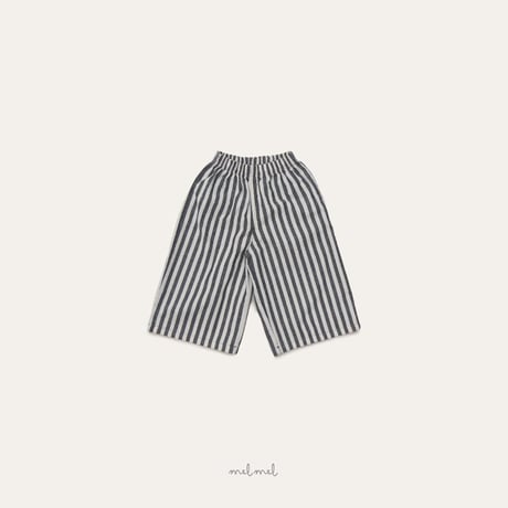 melmel/27. Striped wide pants XXS-XL
