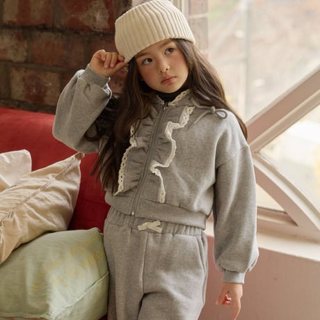 melikey/74. juju fril hood zipup JS-JM