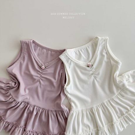 melikey/51. roze fril T sleeveless XS-XL