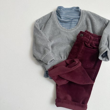 minirobe/8. Merry mock neck tee S-XL