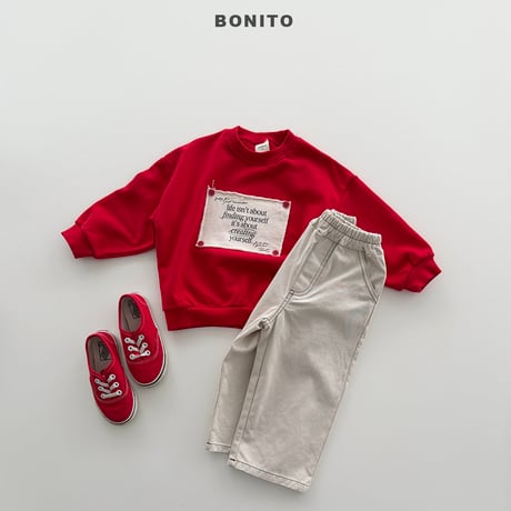 bonito/33. stitch cotton pants JS-JM
