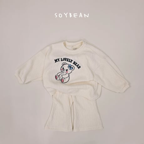 soybean/96. bear knit updown set JS-JM