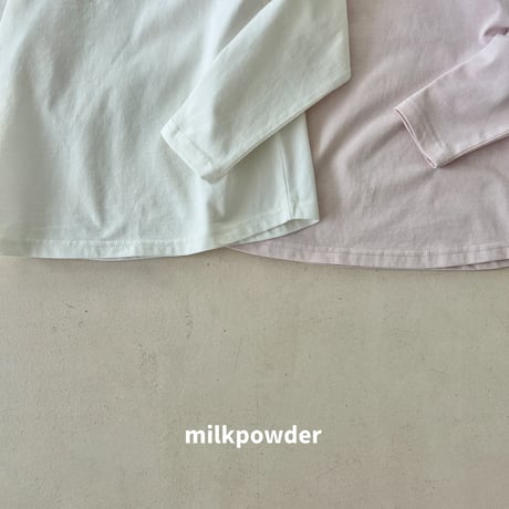 milkpowder/21. collar T-shirt 5-11