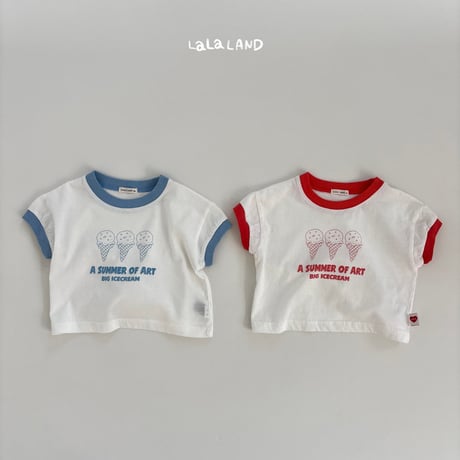lalaland/60. ice cream T-shirt 6M-18M