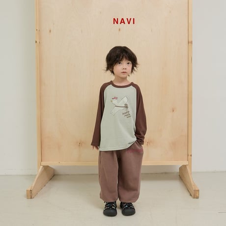 navi/53. post raglan T-shirt 2XL-JL