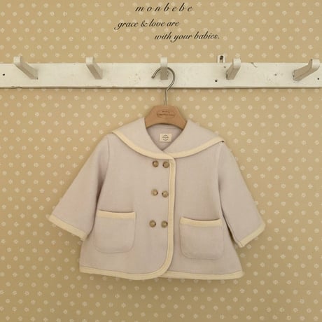 monbebe/13. hand made jacket S(1-2Y)-L(6-8Y)