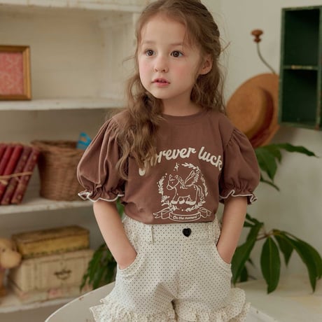 melikey/28. pony puff T-shirt JS-JM