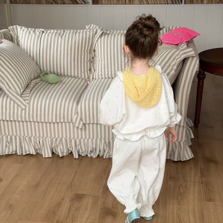 aiai/5. lemon ribbon fril updown set 90-130