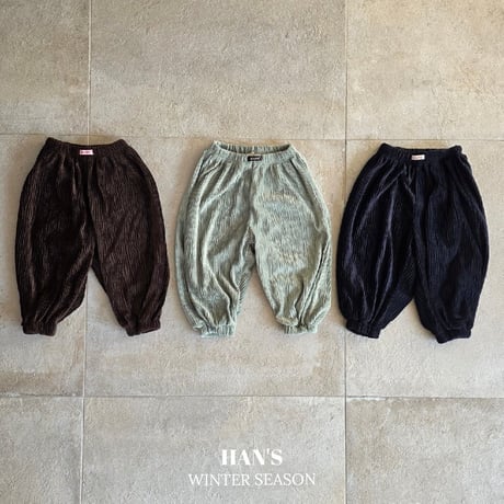 hans/24. pleated pants XXS-JS