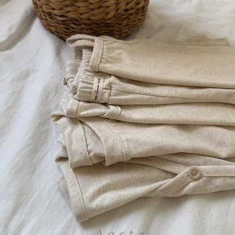 aosta/37. Linen sleeveless T S-2XL