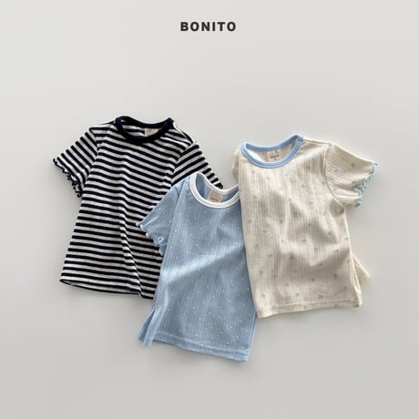 bonito/95. bloom eyelet tee ? 12M-XL