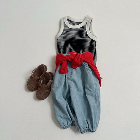 minirobe/22.  Slub denim jogger pants  S-XL