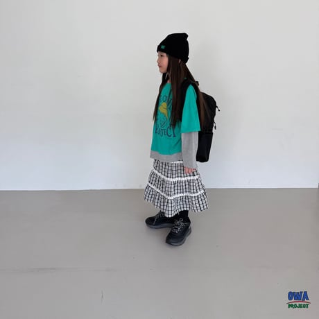 owa/12. puffy two color T-shirt JS-JL