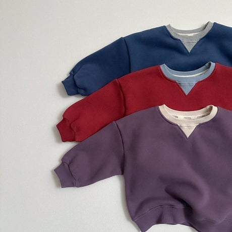minirobe/40. Two-Tone Sweatshirt S-XL
