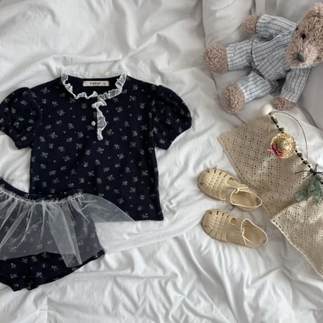 lepetitmot/12. flower waffle sha set XS-XL