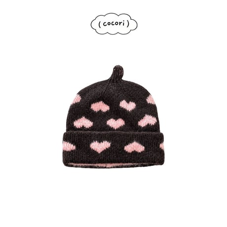 nightbebe/32. coco heart beanie FREE(52CM)