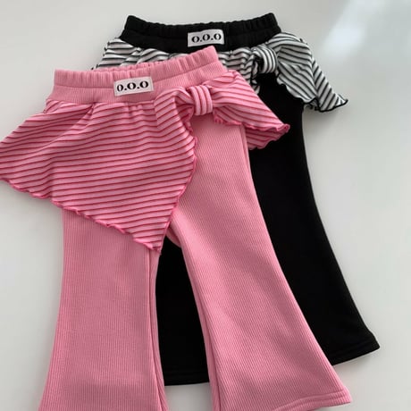 ooo/11. poto fril pants boots cut XS-XL