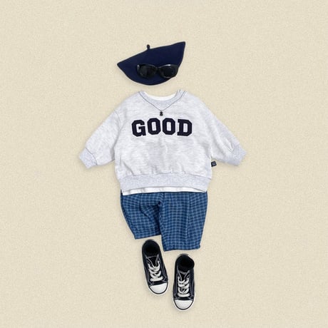 oottbebe/18. GOOD kids ( family ) man-to-man XS(0-1Y)-XL(4-5Y)