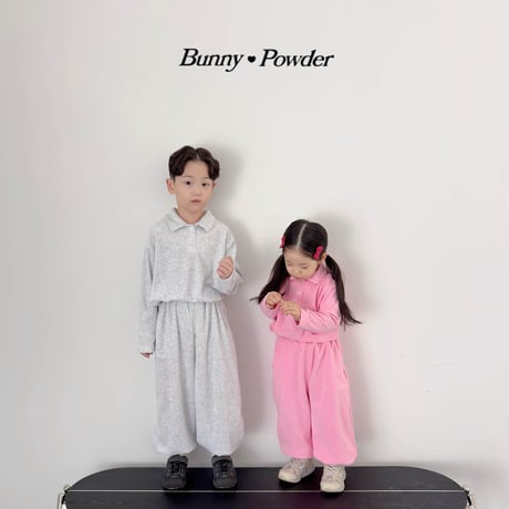 bunnypowder/117. terry collar T-shirt S-XL