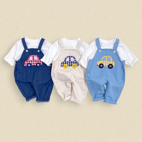 oottbebe/26. boong boong denim overalls XS(0-1Y)-XL(4-5Y)