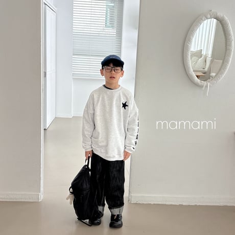 mamami/24. light star man-to-man XS-XL