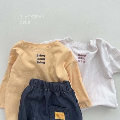 blackbean/23. shine bebe T-shirt S-M