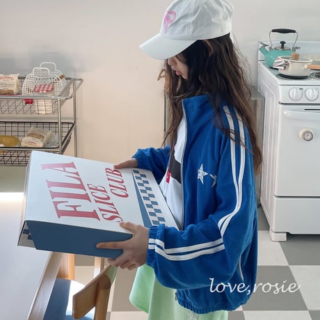 loverosie/22. towel track zipup ( jacket 3XL