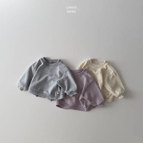 lindo/18. hello embroidery man-to-man 1(3M-6M)-3(12M-18M)