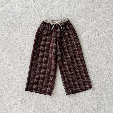urbanrabbit/10. Check Sagging Pants XS-XL