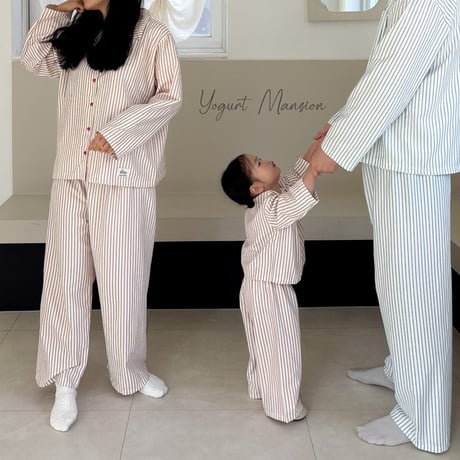 yogurtmansion/27. rolly pop pajamas WOMAN(55-77)-MEN(105-110)