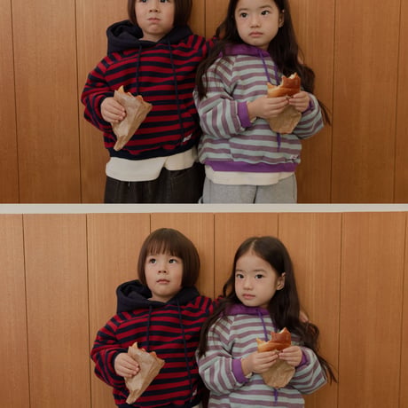 fromi/35. Buddy Striped Hoodie S-XL