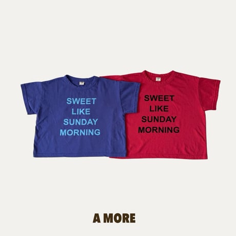 amore/77. morning 33 T-shirt XS-XL