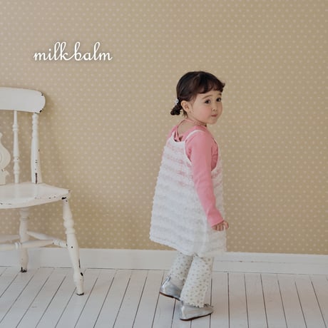milkbalm/20. fril sleeveless one-piece XS-XL