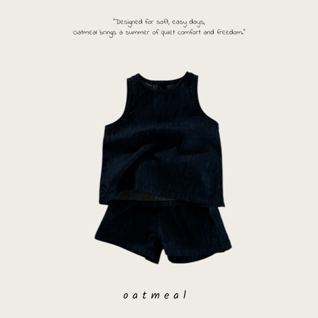 oatmeal/3. daily denim set XS-XL