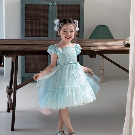 aiai/56. blue ferry tutu ( hairpin set ) one-piece 90-130