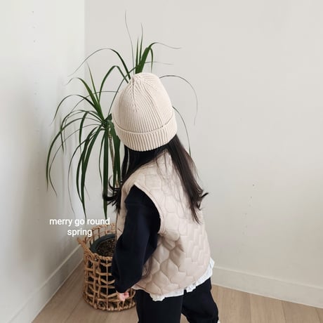 merrygoround/10. quilting vest XS-2XL