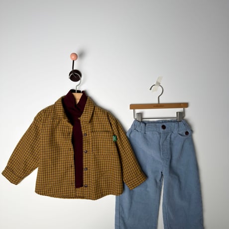 andbutter/27. Toffee Check Shirt JS-JM