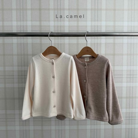lacamel/5. poa eyelet cardigan XS-XL
