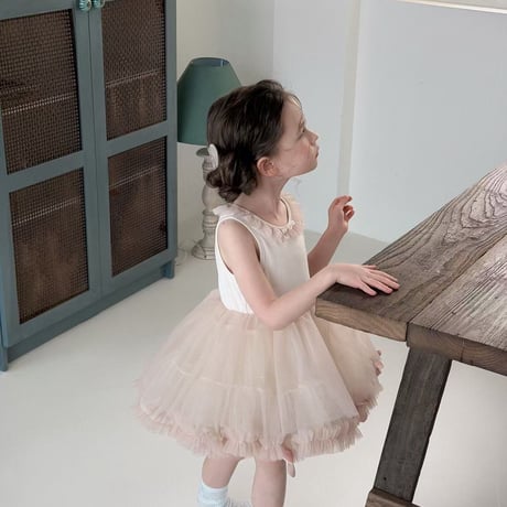 aiai/57. cream ballerina dress 90-130