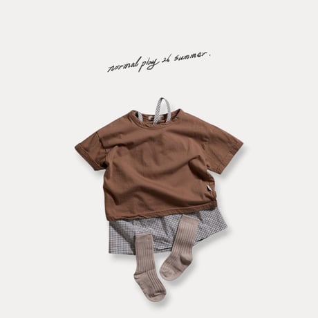 normalplay/11. bio washing half t T-shirt JS-JM