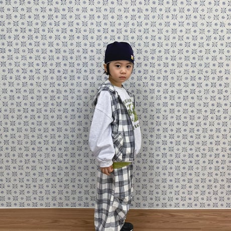 gou/57. checkcheck vest hood JS-JL